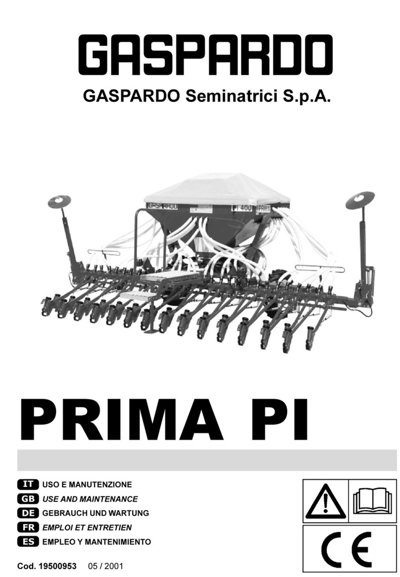 Gaspardo PI 400 User guide