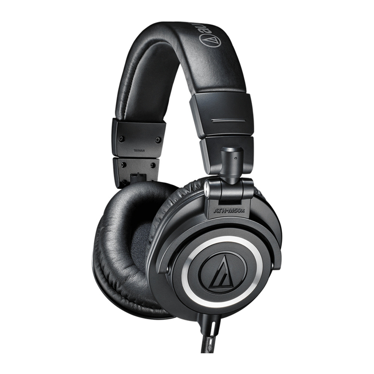Audio Technica ATH-M50x user manual