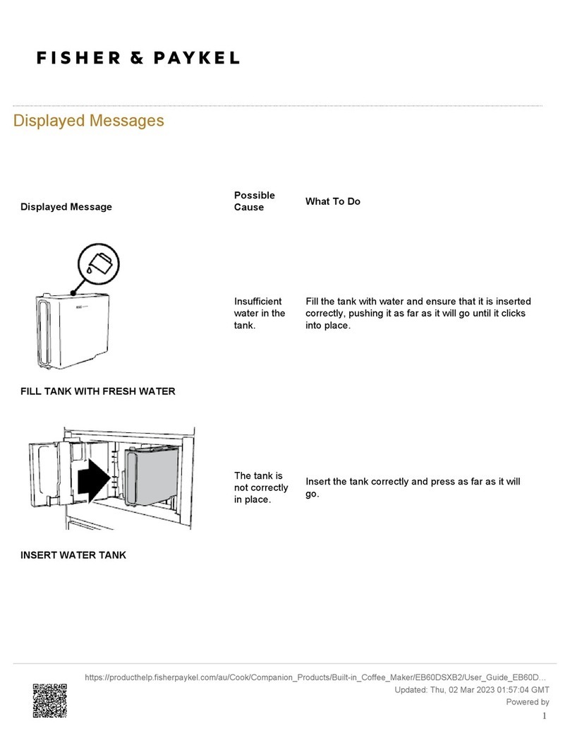 Fisher & Paykel EB60DSXB2 Troubleshooting