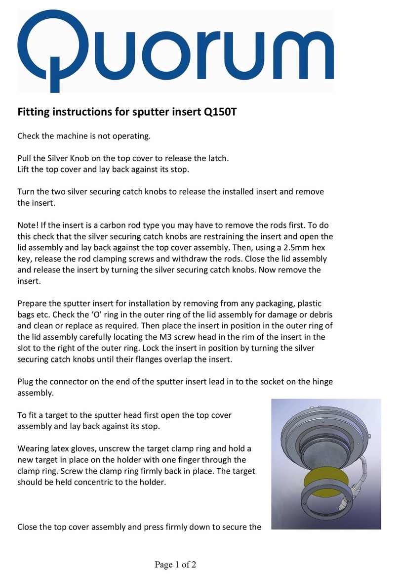 Quorum Q150T Fitting instructions