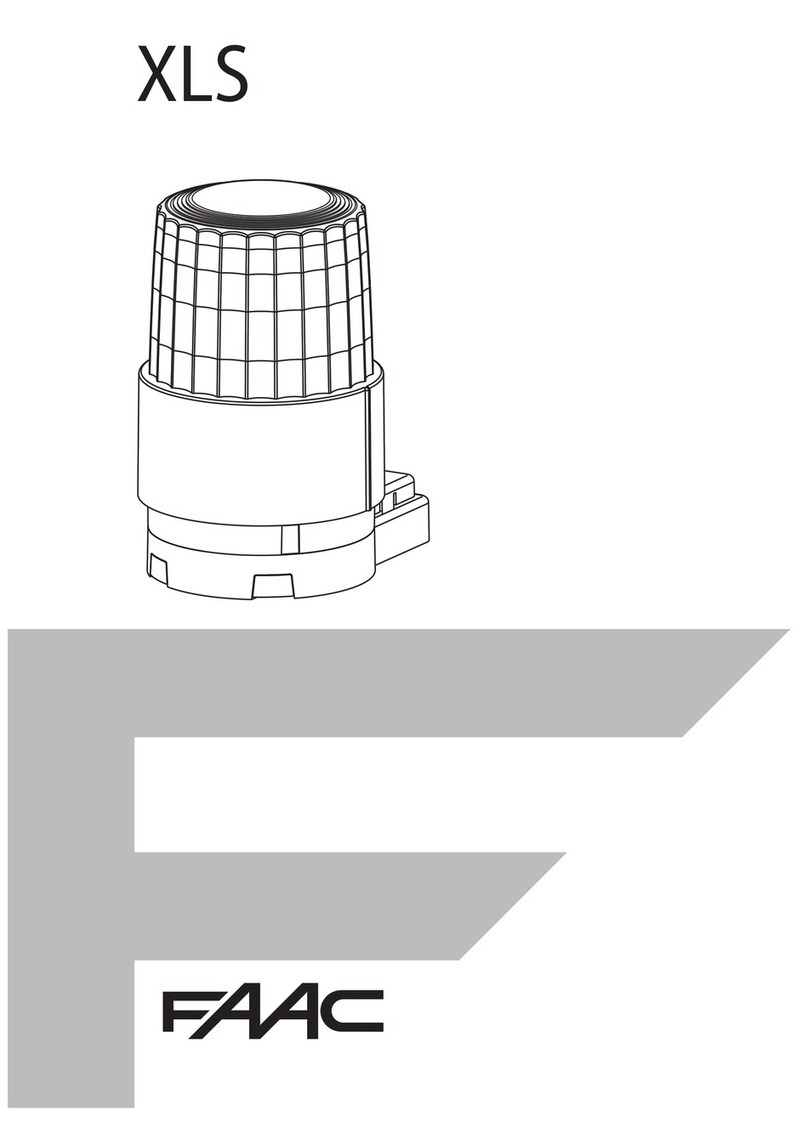 FAAC XLS manual