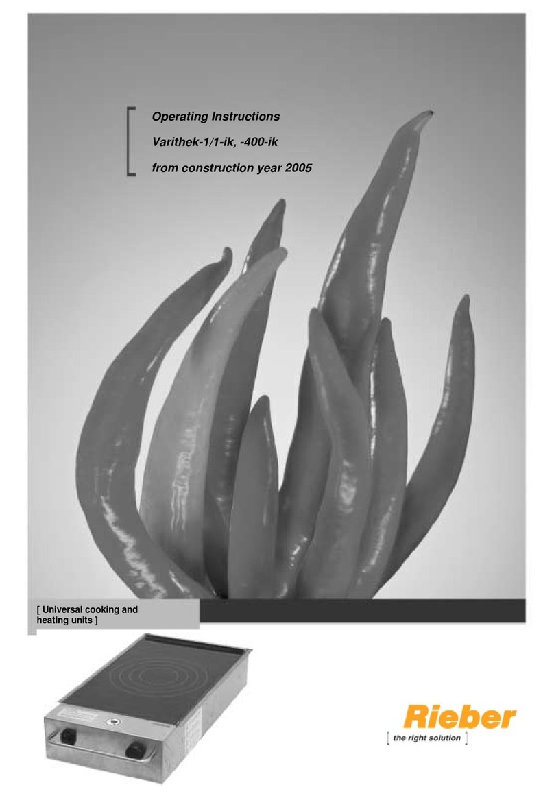 Rieber Varithek-1/1-ik User manual