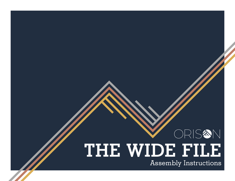 ORISON THE WIDE FILE Assembly instructions