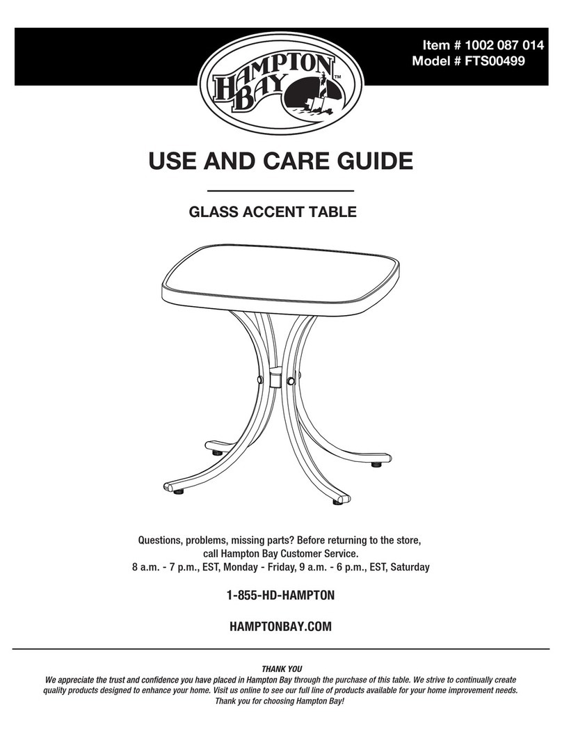 HAMPTON BAY FTS00499 User manual