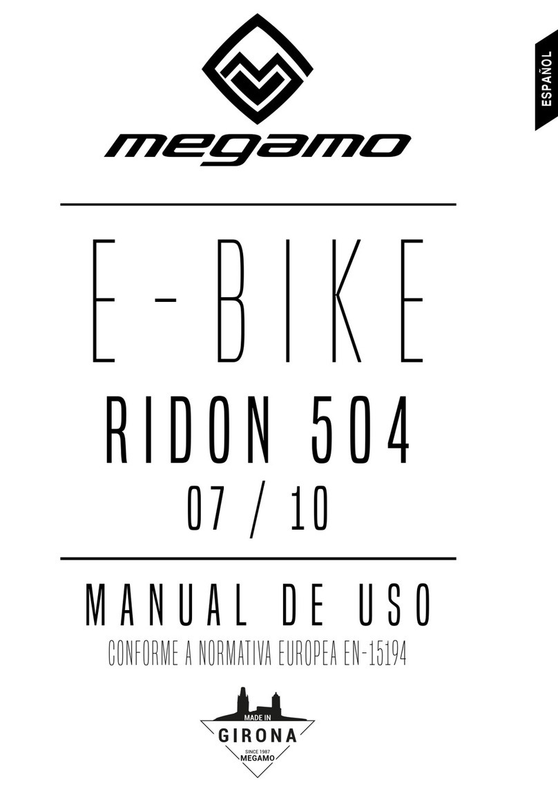 MEGAMO RIDON 504 07/10 User instructions