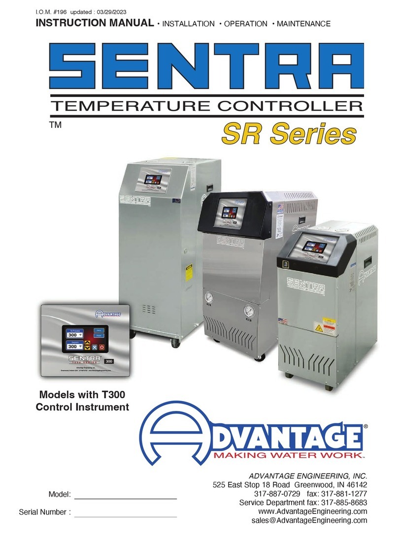 Advantage SENTRA SR Series User manual