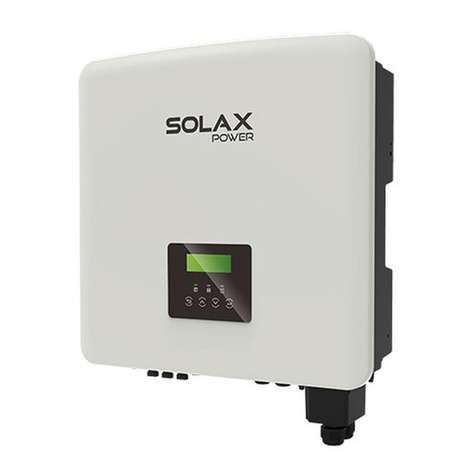 WESTECH Solax X3-HYBRID G4 manual