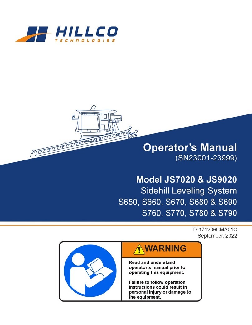 Hillco JS7020 Operator's manual