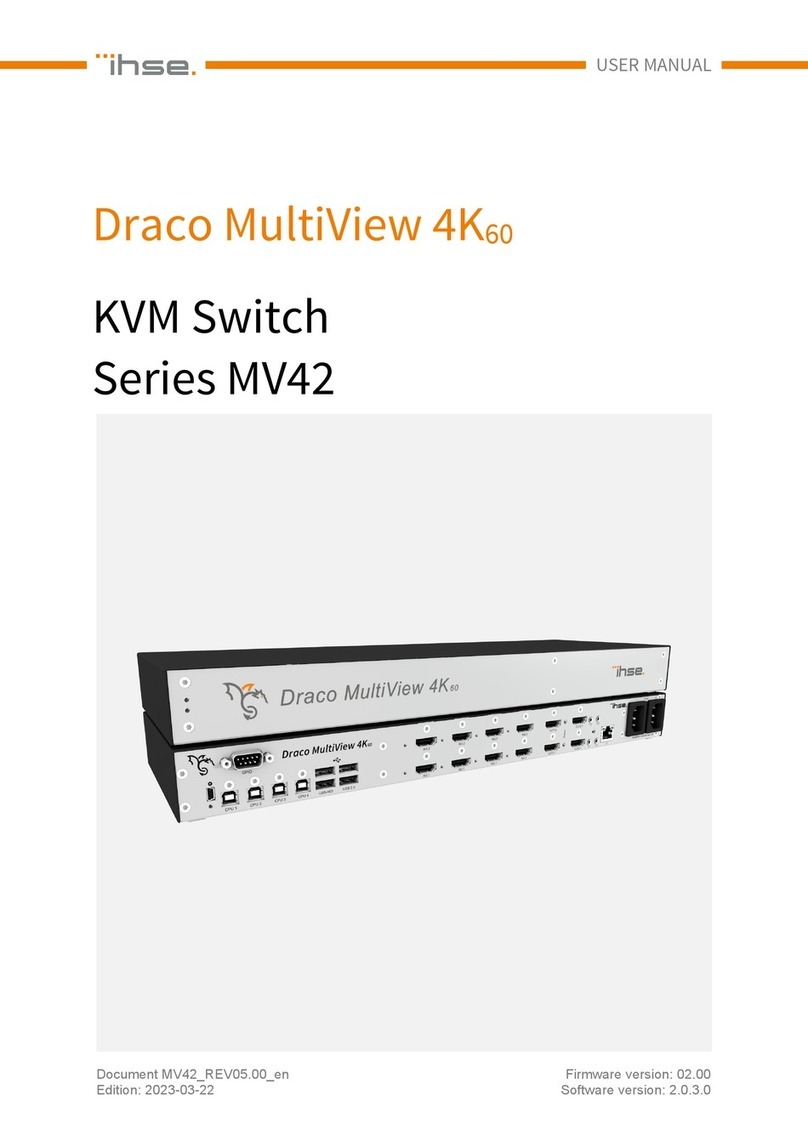 Ihse Draco MultiView 4K60 MV42 Series user manual