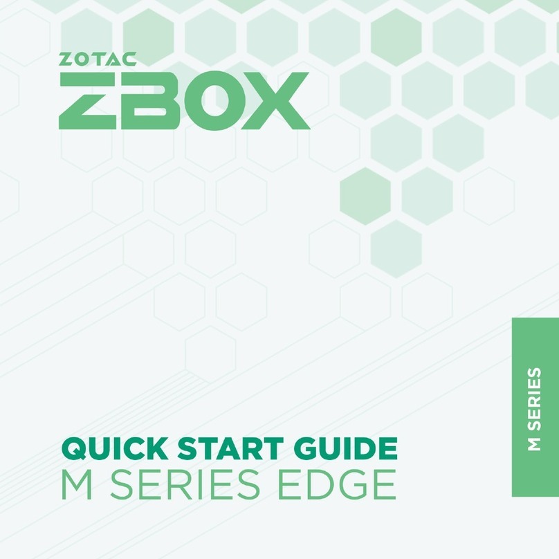 Zotac ZBOX M Series User manual