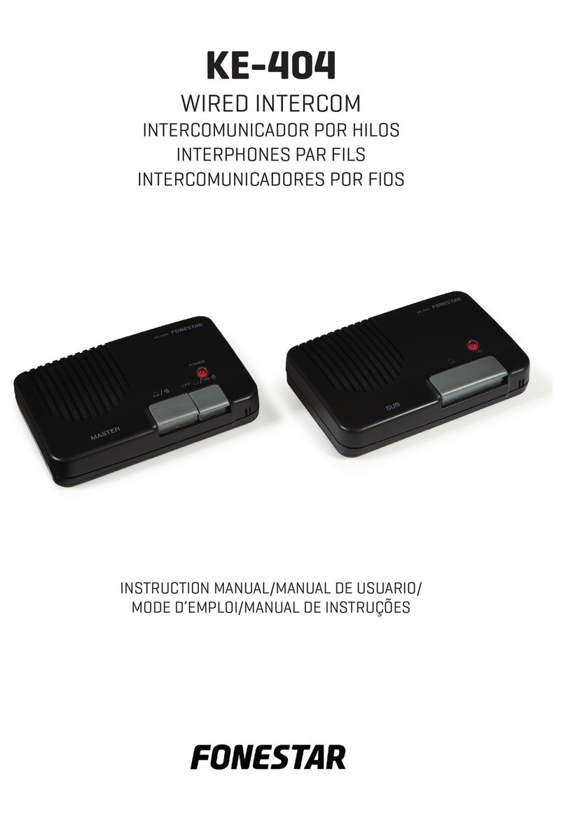 FONESTAR KE-404 instruction manual