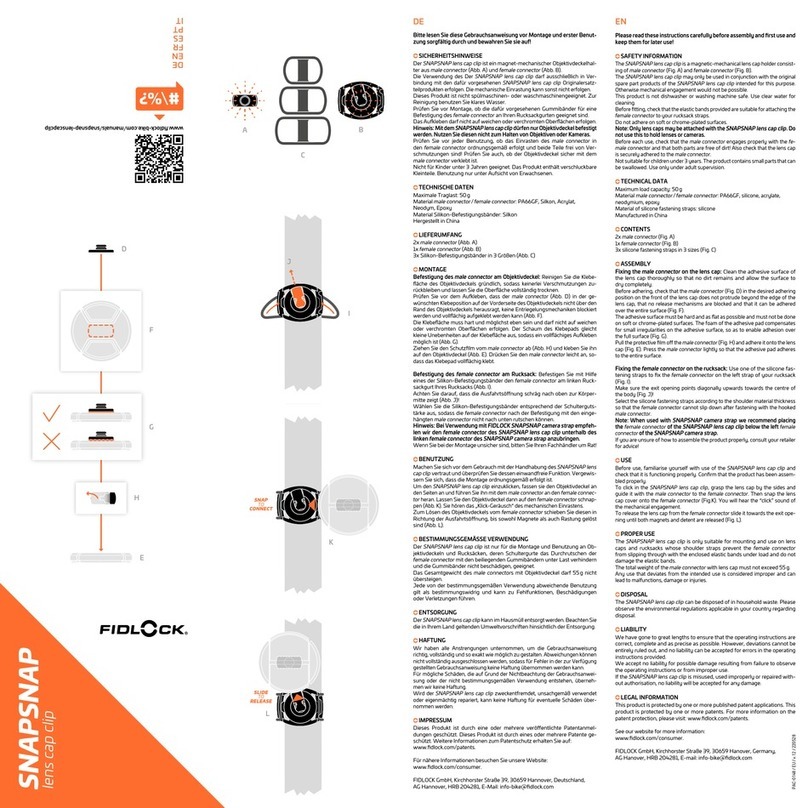 Fidlock SNAPSNAP manual