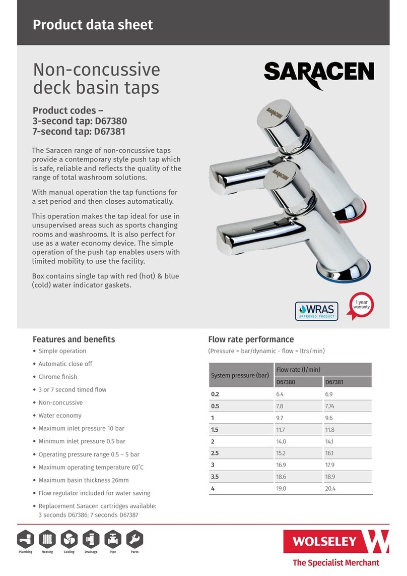 WOLSELEY SARACEN D67380 Product data sheet