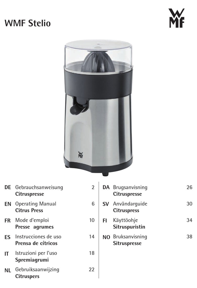 WMF STELIO User manual
