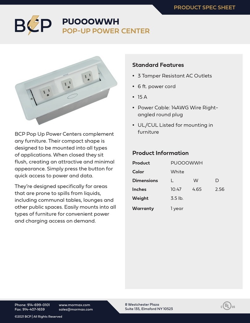 BCP PUOOOWWH Instruction sheet