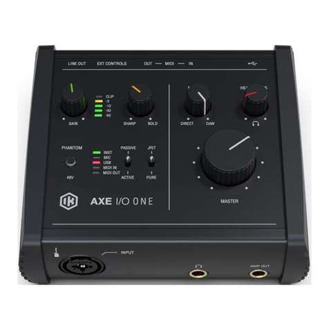 AXE I/O ONE User manual