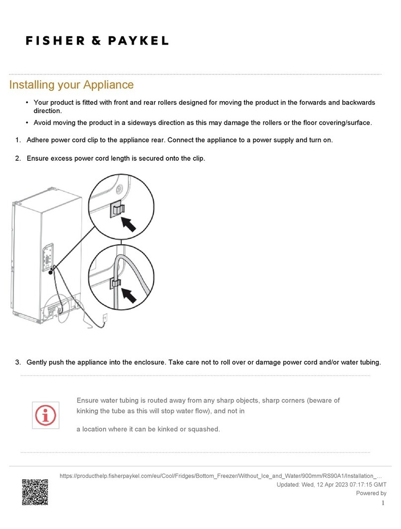 Fisher & Paykel RS90A1 manual