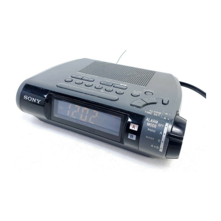 Sony ICF-C253 user manual