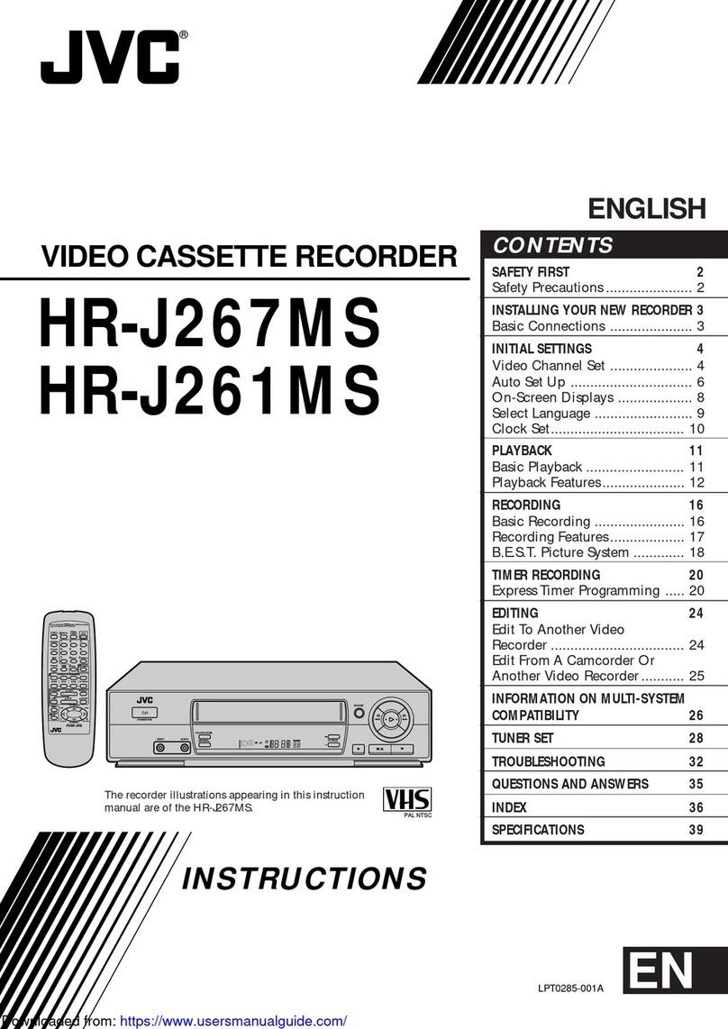 JVC HR-J267MS User manual