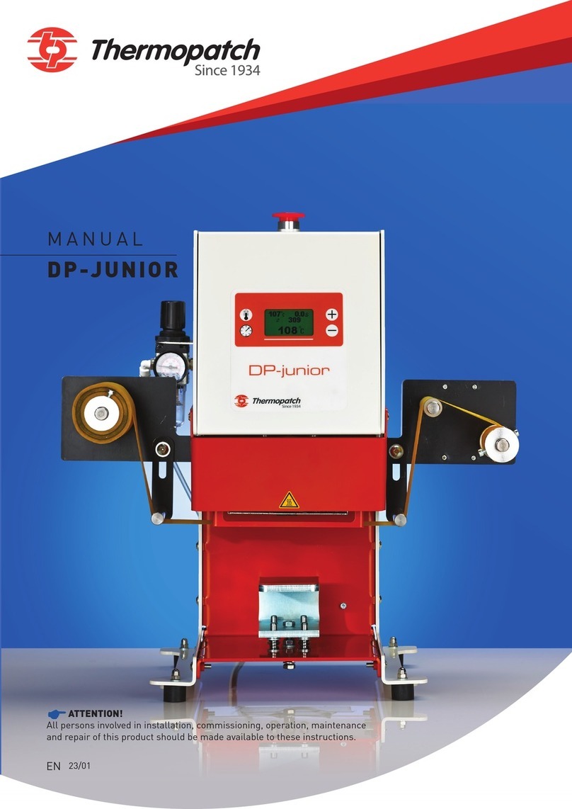 Thermopatch DP-JUNIOR manual