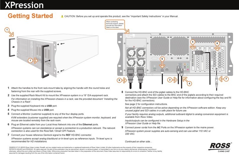 Ross XPression User manual Ross XPression User manual