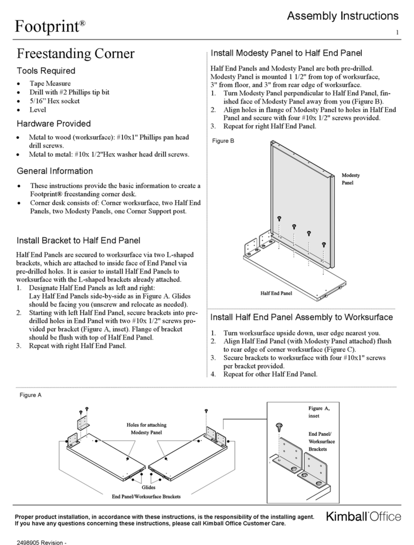 Kimball Office Footprint User manual