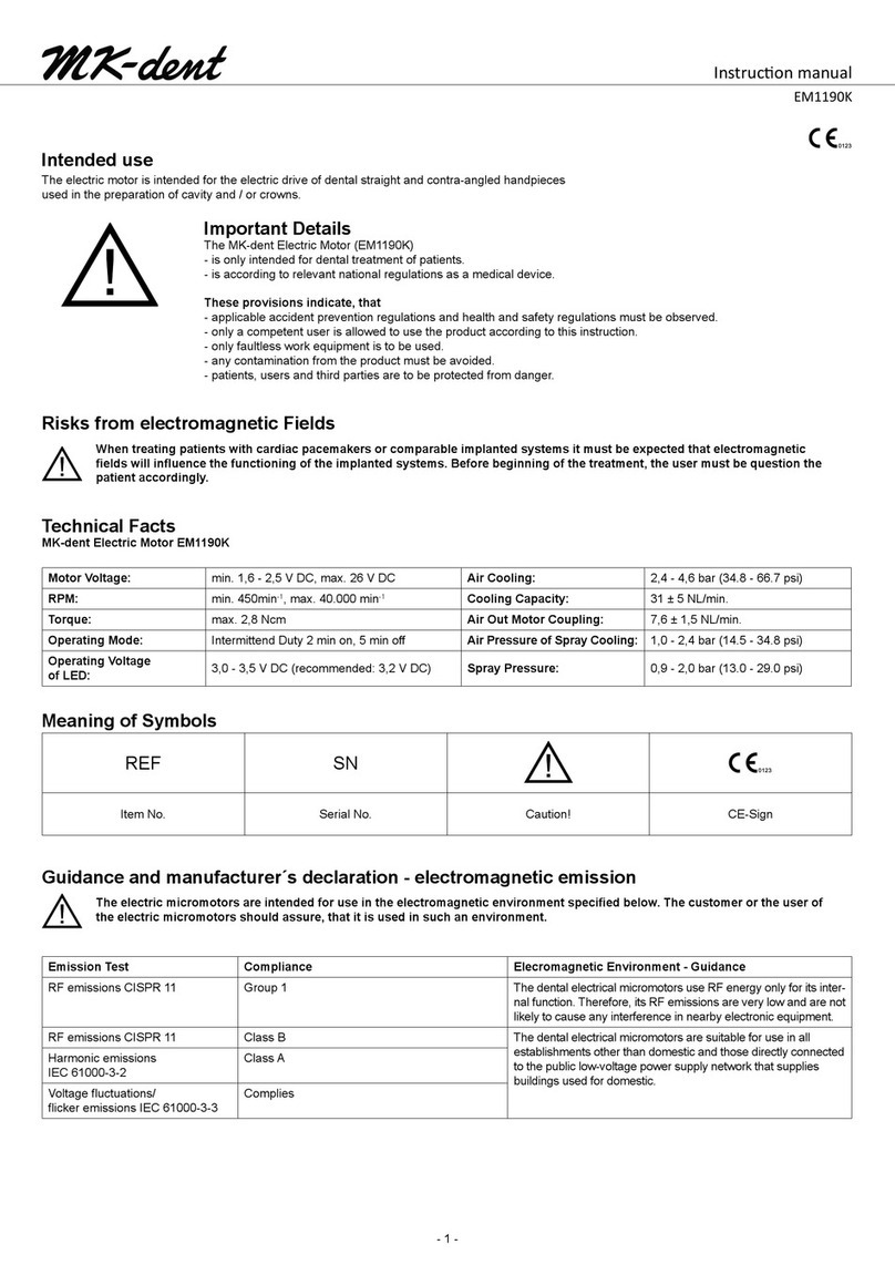 mk-dent EM1190K instruction manual