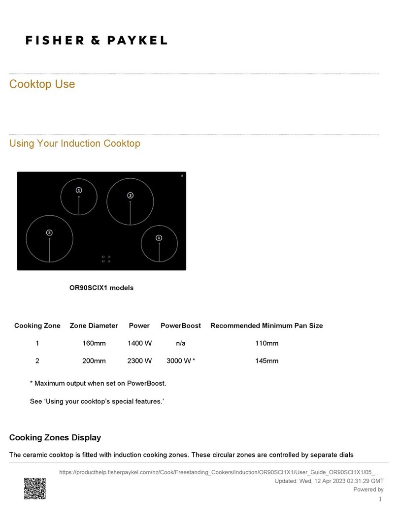 Fisher & Paykel OR90SCIX1 manual