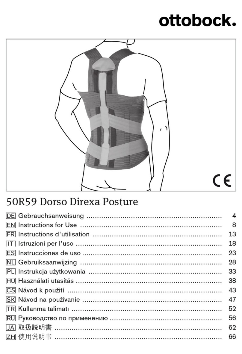 Otto Bock 50R59 Dorso Direxa Posture User manual
