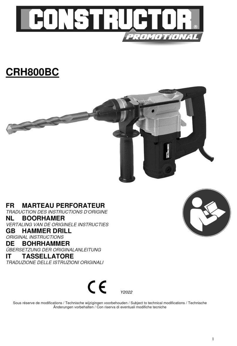 Constructor CRH800BC Original instructions Constructor CRH800BC Original instructions