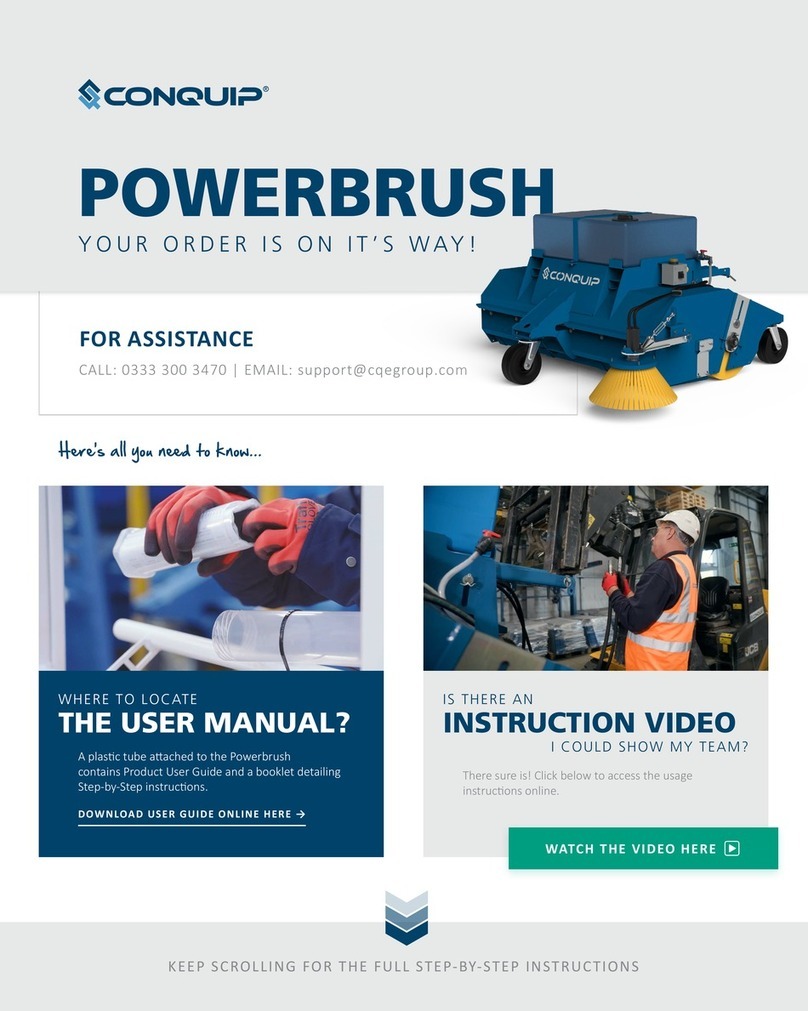 Conquip Powerbrush instructions