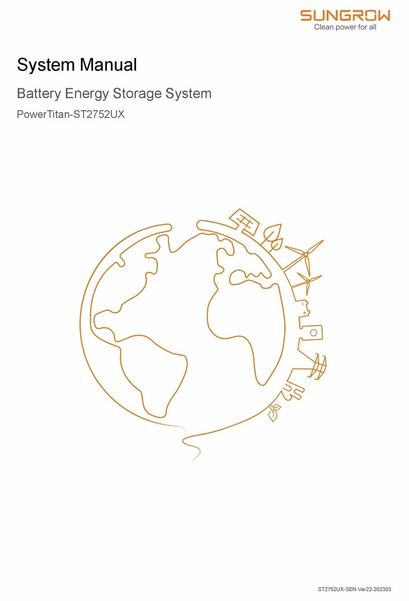 Sungrow PowerTitan Series System manual Sungrow PowerTitan Series System manual