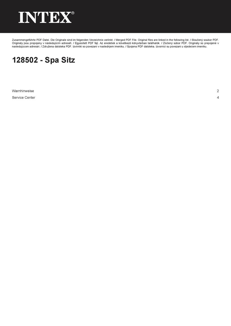 Intex 128502 Setup instructions