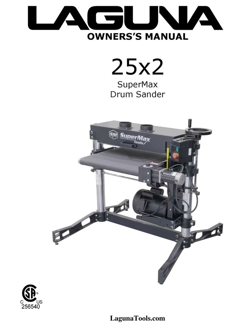 laguna SuperMax 25x2 owner's manual