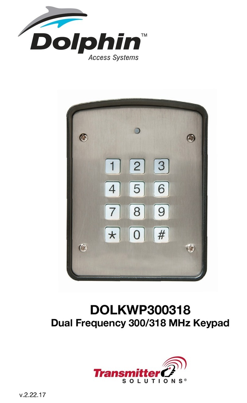 Dolphin Transmitter Solutions DOLKWP433RCP2SQ User manual