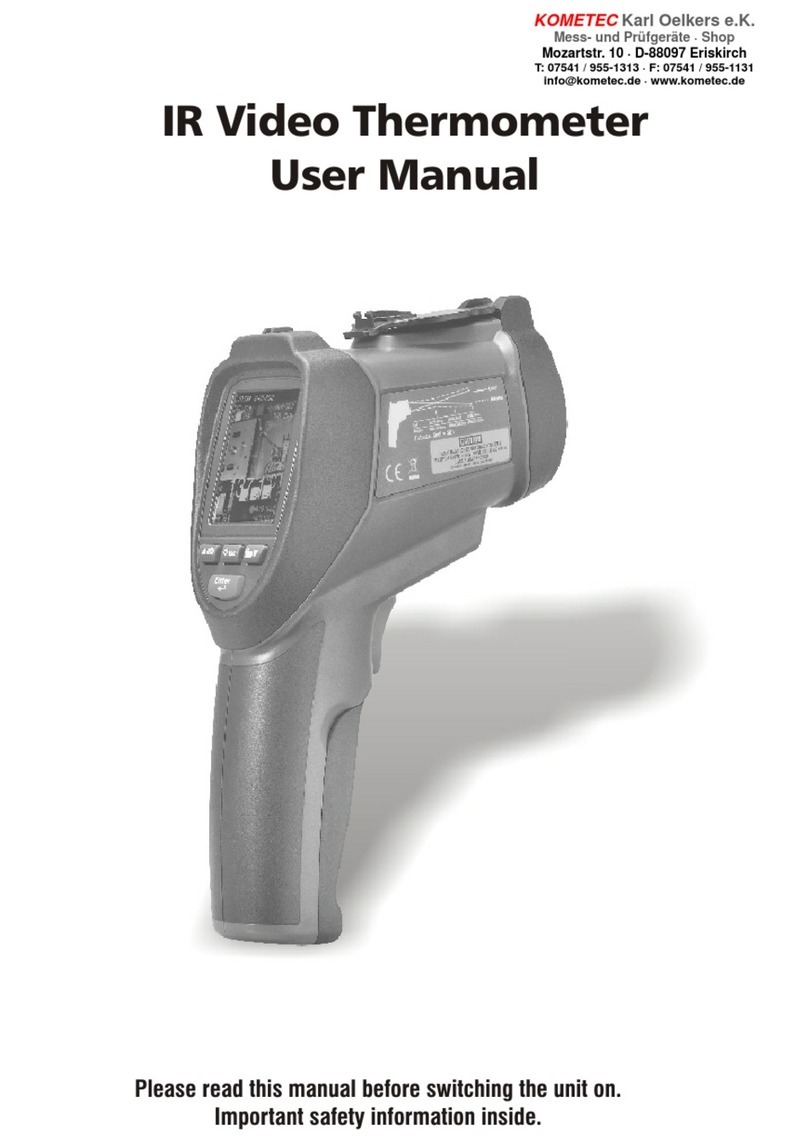 Kometec DOSTMANN ScanTemp RH 860 user manual