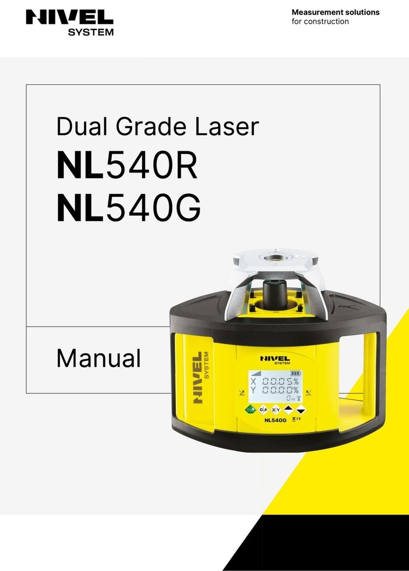 Nivel System NL540G User manual