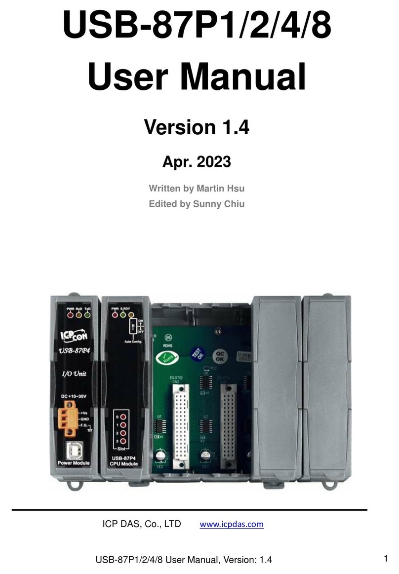 ICP DAS USA USB-87P1 user manual