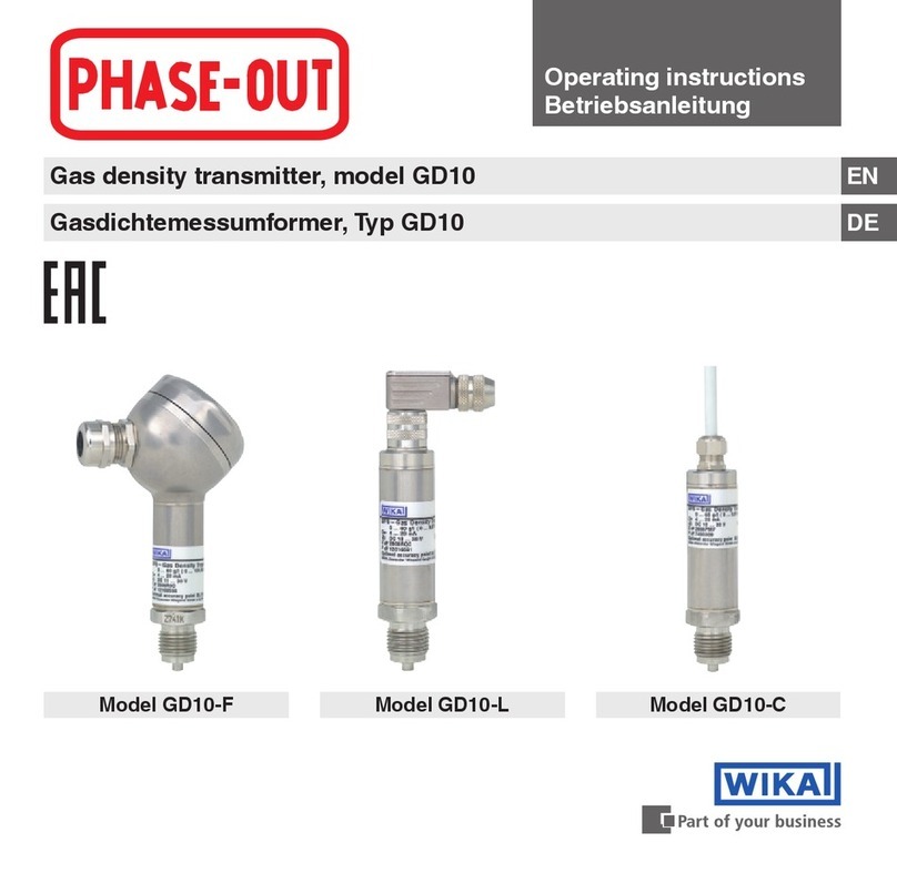 WIKA GD10 operating instructions