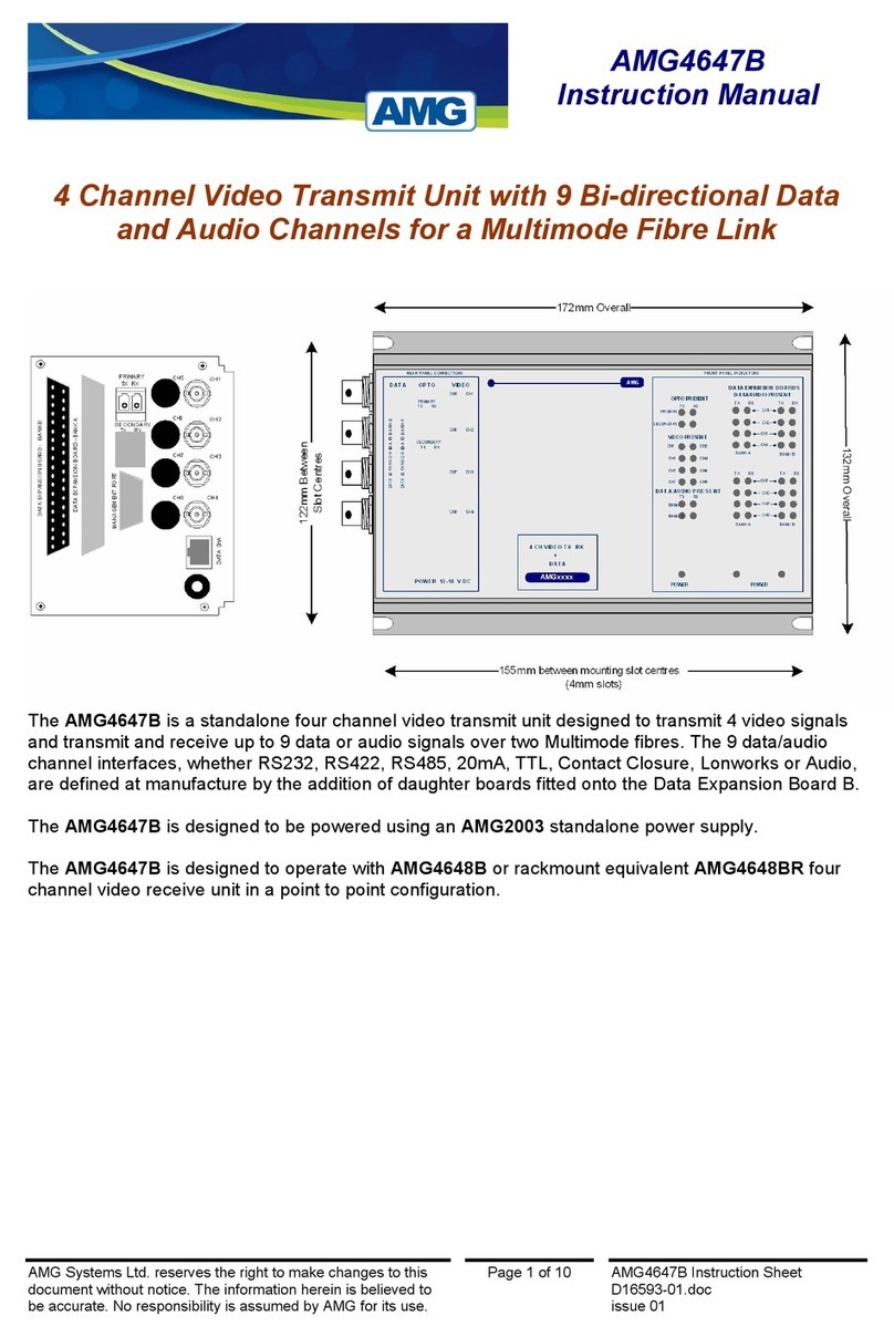 AMG AMG4647B instruction manual