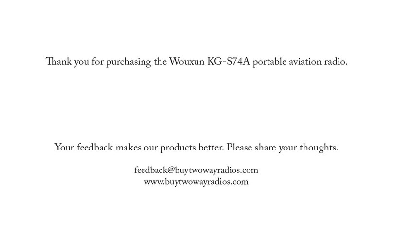 Wouxun KG-S74A instruction manual