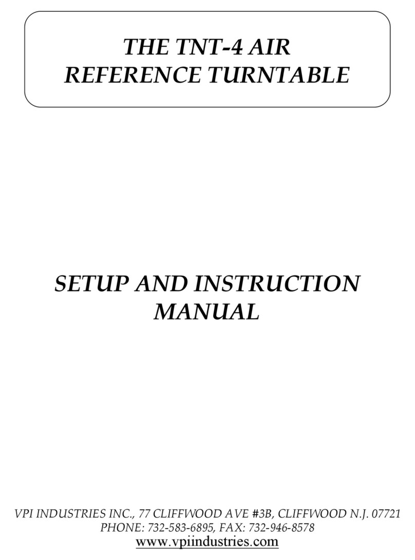 VPI Industries TNT-4 AIR Manual