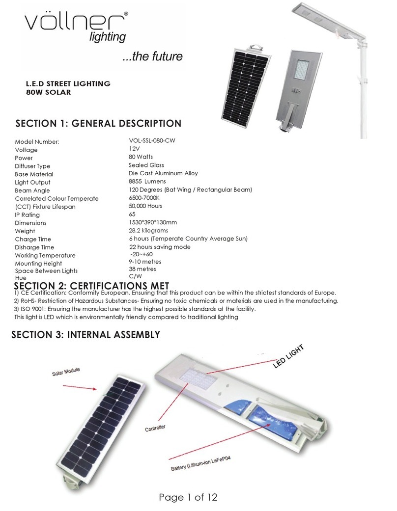 Vollner VOL-SSL-080-CW User manual