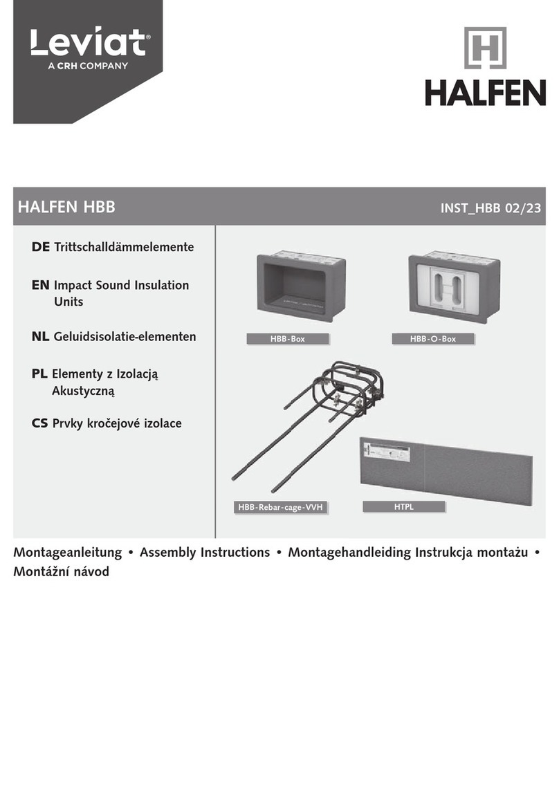 CRH Leviat HALFEN HBB Assembly instructions