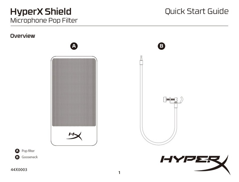 HyperX Shield quick start guide