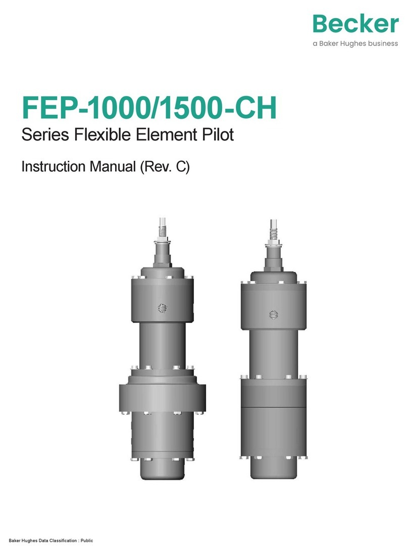 Becker FEP-1000-CH User manual