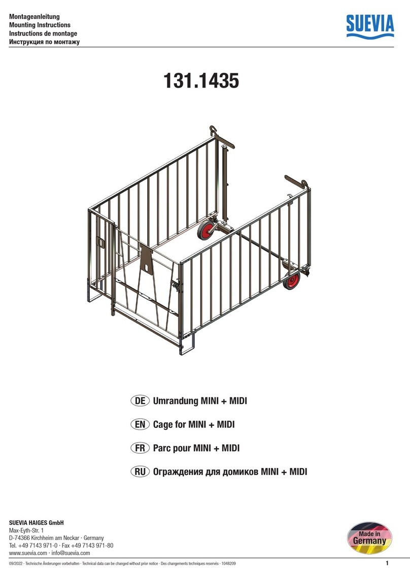 Suevia 131.1435 Mounting instructions