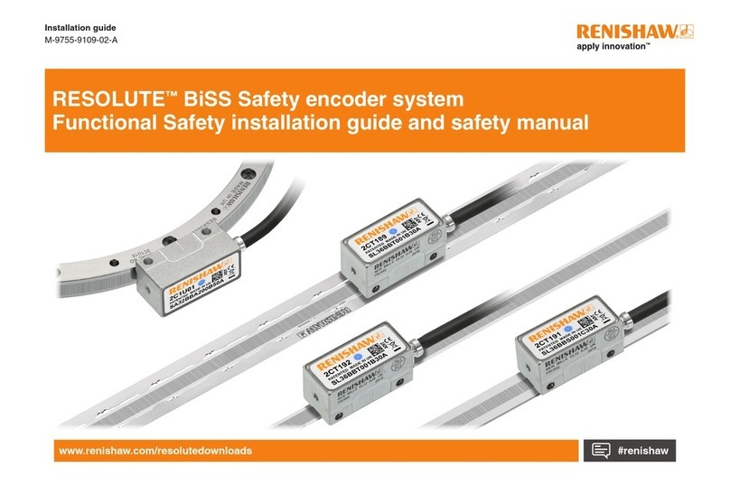 Renishaw RESOLUTE SL28B Series Functional Safety installation guide and safety manual