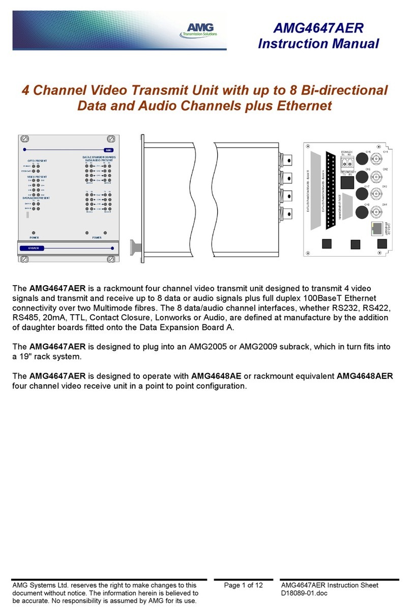 AMG AMG4647AER instruction manual