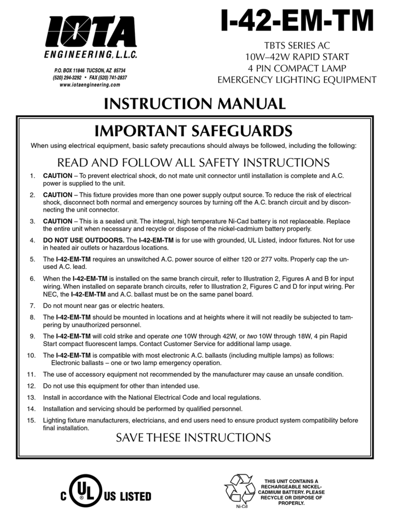 IOTA I-42-EM-TM instruction manual